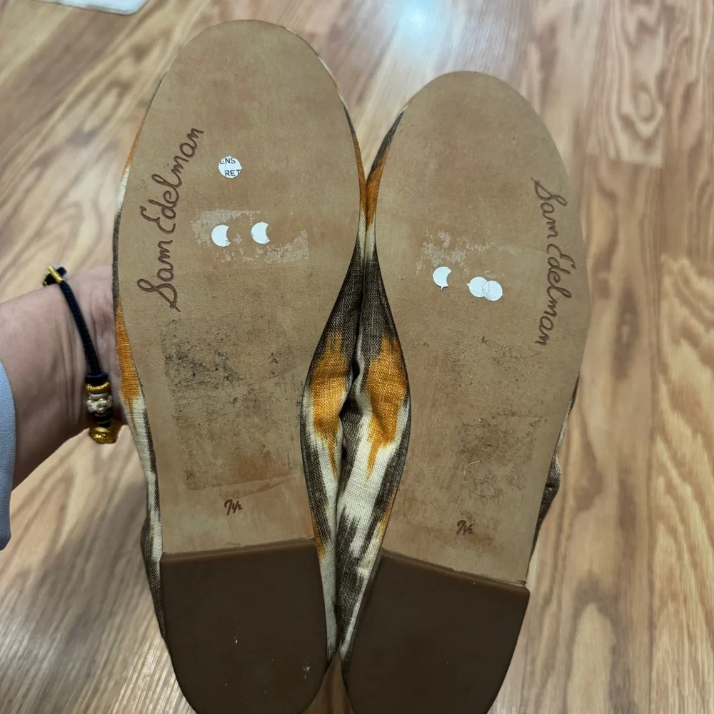 MWOT Sam Edelman Multicolor Pattern Ballet Flats